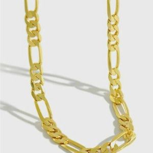 New! 24k 8mm heavily Gold Plated Chain